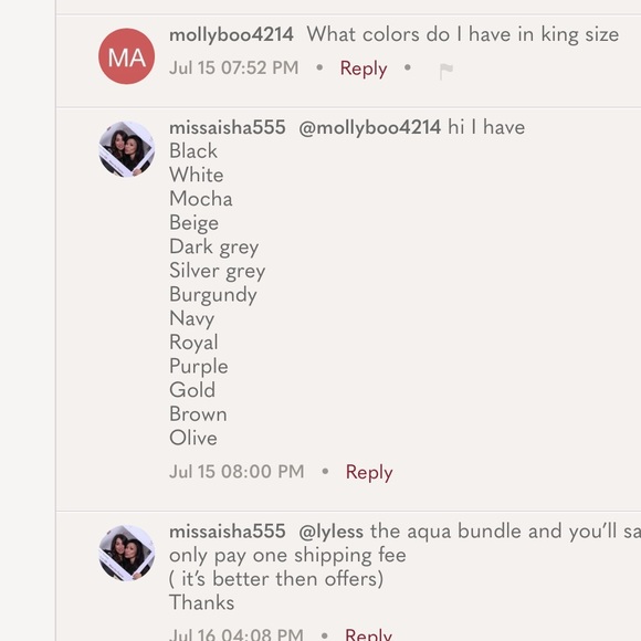 1800 count double brushed fiber blend sheets - Picture 6 of 6